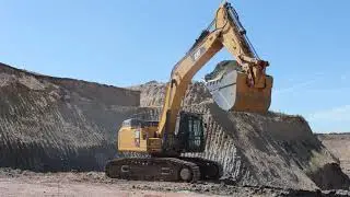 11min of hard working sound effect Caterpillar 349E Excavator Loading Trucks audio effects