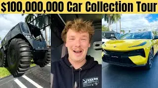 Driving A Real Tank On The Street *100M Car Collection Tour