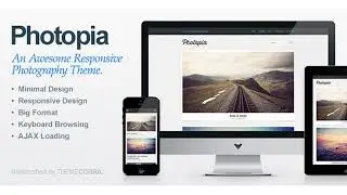 Photopia - Minimalist Photography WordPress Theme | Themeforest Website Templates and Themes