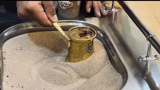 Making Turkish Coffee