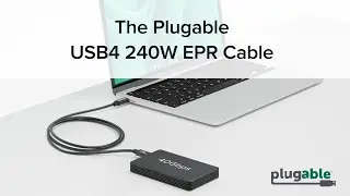 The Plugable USB4 240W EPR Cable