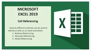 Relative, Absolute and Mixed Cell Referencing Excel 2019 Beginners Tutorial