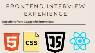 Fresher's Frontend Interview (MOCK) | JavaScript 🎉 | ReactJS Interview [Most Asked Questions -2024]