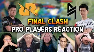 SHOCKED!😱 PRO PLAYERS REACTION TO RRQ VS BLACKLIST FINAL CLASH...