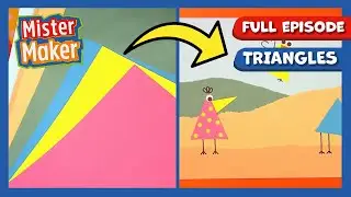 Mister Maker Arty Party 🎨 Series 1, Episode 25 | Triangles 🔼 | FULL EPISODE