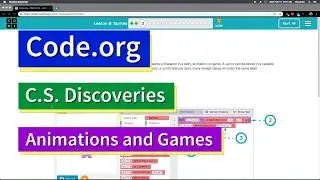 Sprites Lesson 6.3 Code.org Tutorial with Answers - Unit 3 Animation and Games CS Discoveries