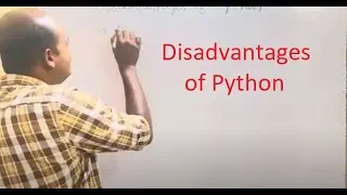 Python2: Basics- Disadvantages of Python.