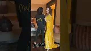 Trisha Krishnan in Yellow Color Attire Wishes her Friend Happy Birthday New Video