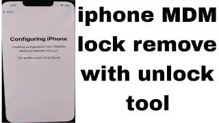 all iphone models MDM lock remove in 2024 in just 5 mint