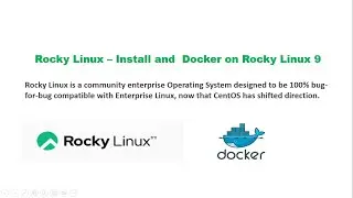 Install Docker container on Rocky Linux 9