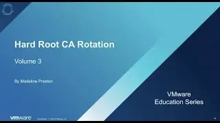 KB 07854 Hard Root CA Rotation - Volume 3