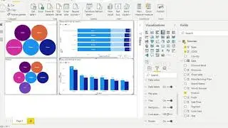 Power BI Custom Visuals - Bubble Chart by Akvelon Custom Visual In Power BI