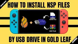 How To Use Gold Leaf Installing Big NSP Files By USB Drive Directly To Nintendo Switch