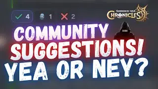 LETS DISCUSS DISCORD COMMUNITY SUGGESTIONS for SUMMONERS WAR CHRONICLES!