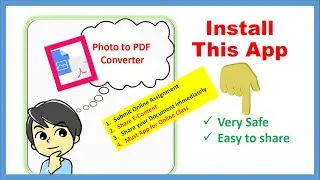 How to submit Online Assignment? How to create and share e-Content for Online Classes? - Demo Video