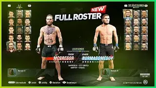 UFC 4 Full Roster feat. Tyson Fury, Anthony Joshua, NEW Legends and many more!