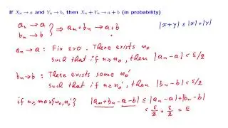 S18.1 Convergence in Probability of the Sum of Two Random Variables