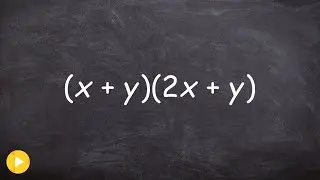 How to Use the Foil Face to Multiply Binomials