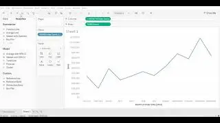 Adding and customizing an average line to your barchart in Tableau