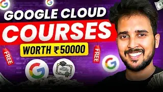 Free Google Cloud Courses worth 50000 🚀🚀 | FREE Online Courses Students Must Do in 2024 #programming