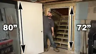 How to Cut Down Steel Pre-Hung Door + Installation