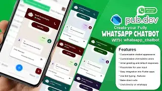 Flutter: Ultimate Whatsapp ChatBot Package | Multi-platform Support