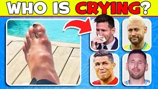 😨🤬🤢 Who is Crying? Can You Guess Injury, Red Card, Saddest Moments in Football? Ronaldo, Messi