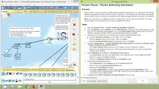 1.3.3.5 Packet Tracer - Packet Switching Simulation | Internet of Things