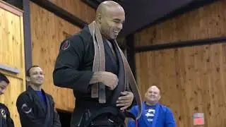 Jocko Willink gives Echo Charles his Black Belt