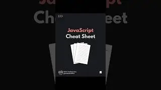 MASTER Your JavaScript Skills with THIS Cheat Sheet! 