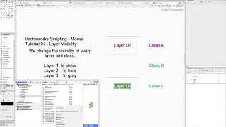 VWX Python Tutorial 004 Visibility Class and Layer