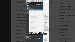 Button Press Effect in Unity