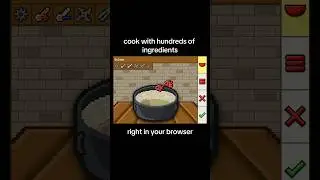 introducing INFINITE CHEF - cook ANYTHING #InfiniteChef #browsergame