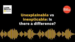 Unexplainable vs inexplicable: Is there a difference?