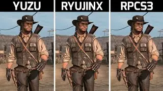 Yuzu vs Ryujinx vs RPCS3 Red Dead Redemption 4K | RTX 4070 Ti + i5 13600K