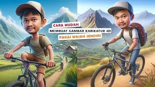 CARA MEMBUAT GAMBAR KARIKATUR 4D PAKAI WAJAH KITA  SENDIRI