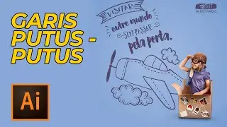 Membuat garis putus putus di Adobe Illustrator - Tutorial Bahasa Indonesia