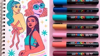 HOW I USE POSCA MARKERS