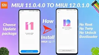 How to install MIUI 12 With Choose Update Package ?? Feat Redmi K20 🔥🔥🔥