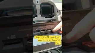 Buy Nissan Stereo missing map navigation card