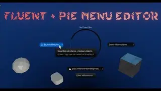 Fluent And Pie Menu Editor