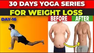 Yoga for Weight Loss | Day 16 of 30 Days Weight loss Series | Yoga Glow |