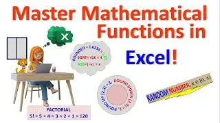 Master Mathematical Functions in Excel ABS, SQRT, ROUND, CEILING, FLOOR, FACT, & RAND Explained!