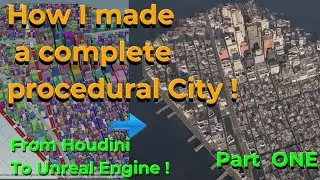 Part1:Generate your own procedural City with Houdini and Unreal Engine 5