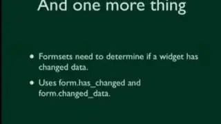 DjangoCon 2008: Whats New in Newforms-Admin?