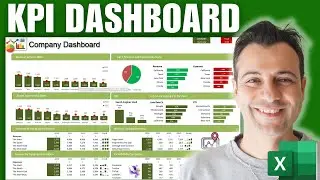 How to Create an Excel Dashboard from Scratch | 1-Hour Full Excel Course (TEMPLATE INCLUDED)