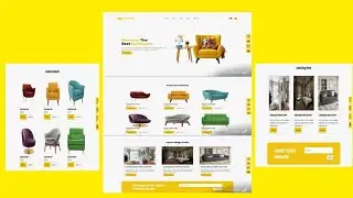 Complete website design in HTML and CSS | E-commerce Website design