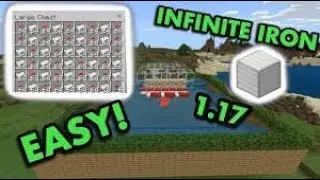 NEW Simple Iron Farm Tutorial in Minecraft Bedrock 117 (Xbox, PS4, Switch, Windows10)