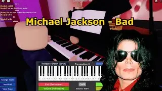 Michael Jackson - Bad On Roblox Got Talent