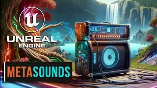 01.🔊Unreal Engine Metasounds. Начало. Wave player, input triggers, attenuation, mixer, gain, patch.